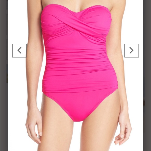 La Blanca pink one piece size 8 - Picture 4 of 8